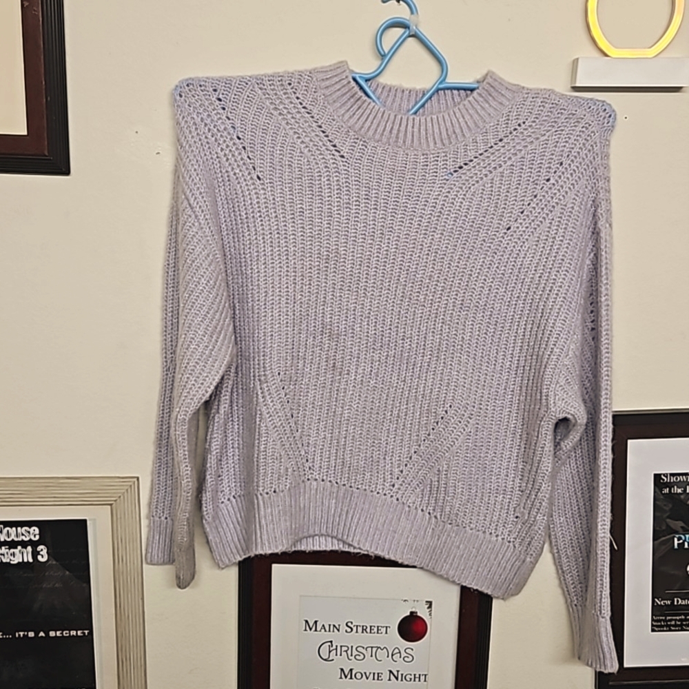Loose sweater.